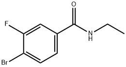 4-BroMo-N-ethyl-3-fluorobenzaMide Struktur