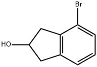 4-BroMo-2-hydroxylindan Struktur