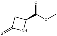 2-Azetidinecarboxylicacid,4-thioxo-,methylester,(S)-(9CI) Struktur