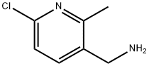 C-(6-Chloro-2-Methyl-pyridin-3-yl)-MethylaMine Struktur