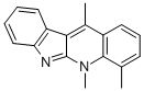 4,5,11-Trimethyl-5H-quinindoline Struktur