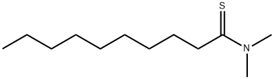 Decanethioamide,  N,N-dimethyl- Struktur