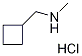 (Cyclobutylmethyl)methylamine hydrochloride Struktur