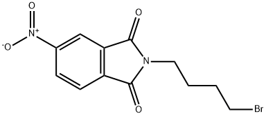 2-(4-BROMOBUTYL)-5-NITRO-1H-ISOINDOLE-1,3(2H)-DIONE Struktur