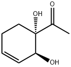 Ethanone, 1-(1,2-dihydroxy-3-cyclohexen-1-yl)-, cis- (9CI) Struktur