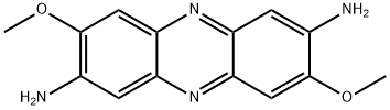 3,8-dimethoxyphenazine-2,7-diamine Struktur