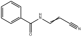 Benzamide,  N-(2-cyanoethenyl)- Struktur