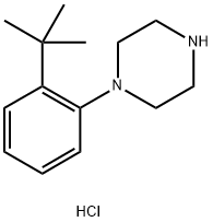 1-(2-tert-butylphenyl)piperazine Struktur