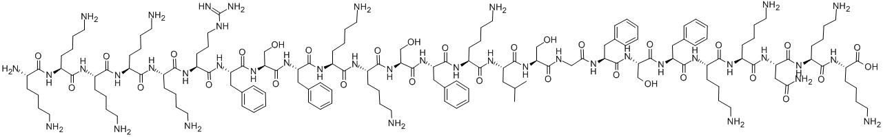 MARCKS PROTEIN (151-175) BOVINE Struktur