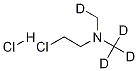 2-Chloro-N,N-diMethyl-ethan AMine-d4 Hydrochloride Struktur