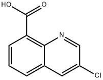 3-chloroquinoline-8-carboxylic acid Struktur