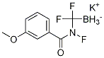 trifluoro[[(3-Methoxybenzoyl)aMino]Methyl]-Borate potassiuM salt Struktur