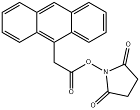 9-Anthraceneacetic Acid 2,5-Dioxo-1-pyrrolidinyl Ester Struktur