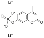 4-METHYLUMBELLIFERYL PHOSPHATE, DILITHIUM SALT Struktur