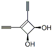 3-Cyclobutene-1,2-diol, 3,4-diethynyl-, cis- (9CI) Struktur