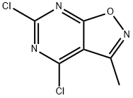 4,6-Dichloro-3-methyl-isoxazolo[5,4-d]pyrimidine Struktur