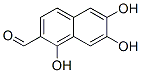 2-Naphthalenecarboxaldehyde, 1,6,7-trihydroxy- (9CI) Struktur