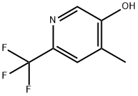 4-Methyl-6-trifluoromethyl-pyridin-3-ol Struktur