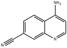 4-aminoquinoline-7-carbonitrile Struktur