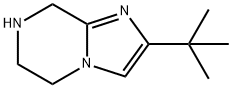 IMidazo[1,2-a]pyrazine, 2-(1,1-diMethylethyl)-5,6,7,8-tetrahydro- Struktur