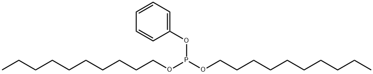 didecyl phenyl phosphite Struktur