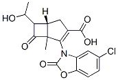 6-(1-hydroxyethyl)-2-(5-chloro-2-oxobenzoxazolin-3-yl)-1-methyl-1-carbapen-2-em-3-carboxylic acid Struktur