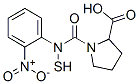 N-(N'-(2'-nitrophenyl)thiocarbamyl)pyrrolidine-2-carboxylic acid Struktur