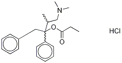 Propoxyphene-d7 Hydrochloride Salt 
(Mixture of Diastereoisomers) Struktur