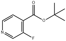 3-Fluoroisonicotinic acid tert-butyl ester Struktur