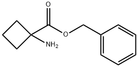 Cyclobutanecarboxylic acid, 1-amino-, phenylmethyl ester (9CI) Struktur