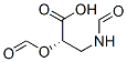 (S)-3-FORMAMIDO-2-FORMYLOXYPROPIONIC ACID Struktur