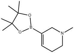 1-Methyl-5-(4,4,5,5-tetraMethyl-1,3,2-dioxaborolan-2-yl)-1,2,3,6-tetrahydropyridine Struktur