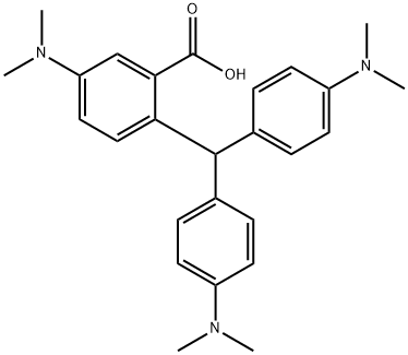 2-[bis[4-(dimethylamino)phenyl]methyl]-5-(dimethylamino)benzoic acid