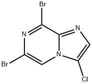 6,8-dibromo-3-chloroimidazo[1,2-a]pyrazine Struktur