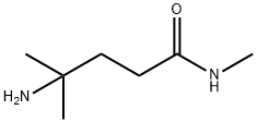 4-amino-N,4-dimethylpentanamide(SALTDATA: 0.5H2O) Struktur