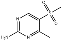 4-methyl-5-(methylsulfonyl)-2-pyrimidinamine(SALTDATA: FREE) Struktur