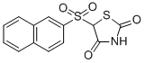 5-(2-naphthalenylsulfonyl)-2,4-thiazolidinedione Struktur