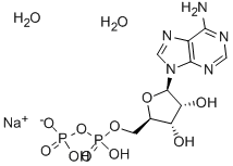 ADENOSINE 5'-DIPHOSPHATE, MONOSODIUM SALT DIHYDRATE, 98 Struktur