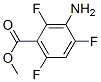 Benzoic acid, 3-amino-2,4,6-trifluoro-, methyl ester (9CI) Struktur