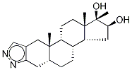 (5a,16b,17b)-17-methyl-2H-Androst-2-eno[3,2-c]pyrazole-16,17-diol Struktur