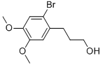 3-(2-BROMO-4,5-DIMETHOXY-PHENYL)-PROPAN-1-OL Struktur