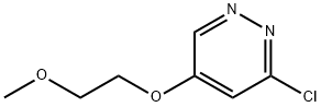 5-(2-methoxyethoxy)-3-chloropyridazine Struktur