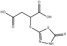 2-(5-MERCAPTO-1,3,4-THIADIAZOL-2-YLTHIO)SUCCINIC ACID price.