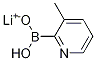 Monolithium 3-Methylpyridine-2-boronate Struktur