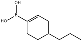 4-Propylcyclohex-1-enylboronic acid Struktur