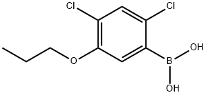 2,4-Dichloro-5-propoxyphenylboronic acid Struktur