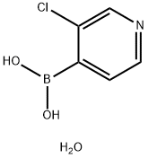 3-Chloro-4-pyridineboronic acid hydrate Struktur