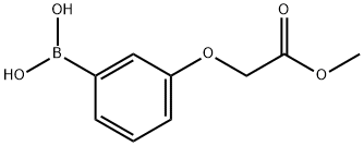 3-(2-Methoxy-2-oxoethoxy)phenylboronic acid Struktur