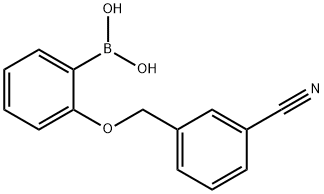 {2-[(3-cyanophenyl)Methoxy]phenyl}boronic acid Struktur