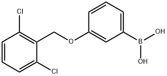 3-(2,6-dichlorophenylMethoxy)phenylboronic acid Struktur